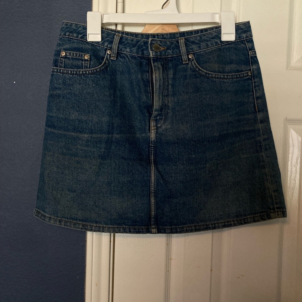Divided Blue Denim Mini Skirt for Casual Wear